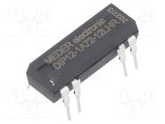 Relay: reed switch; SPST-NO; Ucoil: 12VDC; 500mA; max.200VDC; 72mW MEDER