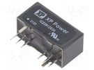 Converter: DC/DC; 9W; Uin: 9÷18V; Uout: 24VDC; Iout: 375mA; SIP8; THT XP POWER