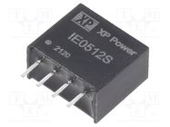 Converter: DC/DC; 1W; Uin: 5V; Uout: 12VDC; Iout: 84mA; SIP; THT; IE XP POWER