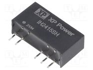 Converter: DC/DC; 2W; Uin: 24V; Uout: 15VDC; Uout2: -15VDC; Iout: 66mA XP POWER