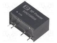 Converter: DC/DC; 1W; Uin: 8.1÷9.9V; Uout: 9VDC; Iout: 111mA; SIP7 XP POWER