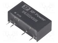 Converter: DC/DC; 2W; Uin: 21.6÷26.4V; Uout: 5VDC; Iout: 400mA; SIP7 XP POWER