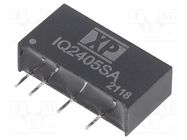 Converter: DC/DC; 1W; Uin: 24V; Uout: 5VDC; Iout: 200mA; SIP; THT; IQ XP POWER