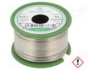 Soldering wire; Sn99,3Cu0,7; 0.8mm; 0.1kg; lead free; reel; 220°C BROQUETAS