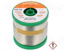 Soldering wire; Sn99,3Cu0,7; 1mm; 0.5kg; lead free; reel; 227°C STANNOL