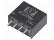 Converter: DC/DC; 1W; Uin: 24V; Uout: 3.3VDC; Iout: 300mA; SIP; THT; IE XP POWER