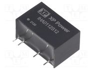 Converter: DC/DC; 1W; Uin: 10.8÷13.2V; Uout: 12VDC; Iout: 83mA; SIP7 XP POWER