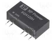 Converter: DC/DC; 2W; Uin: 24V; Uout: 12VDC; Uout2: -12VDC; Iout: 84mA XP POWER