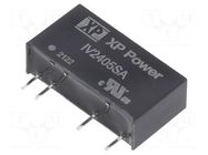 Converter: DC/DC; 1W; Uin: 24VDC; Uout: 5VDC; Iout: 200mA; SIP; THT; IV XP POWER