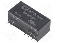 Converter: DC/DC; 1W; Uin: 9÷18VDC; Uout: 3.3VDC; Iout: 303mA; SIP XP POWER