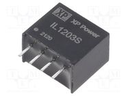 Converter: DC/DC; 2W; Uin: 12V; Uout: 3.3VDC; Iout: 400mA; SIP; 70kHz XP POWER