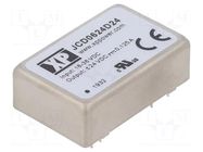 Converter: DC/DC; 6W; Uin: 18÷36VDC; Uout: 24VDC; Uout2: -24VDC; THT XP POWER