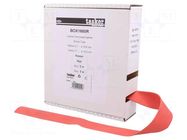 Heat shrink sleeve; glueless; 2: 1; 16mm; L: 5m; red; polyolefine TASKER