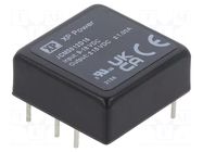 Converter: DC/DC; 30W; Uin: 9÷18VDC; Uout: 15VDC; Uout2: -15VDC; THT XP POWER