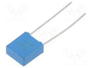 Capacitor: polyester; 0.47uF; 40VAC; 63VDC; 5mm; ±10%; 7.3x8x3.5mm EPCOS