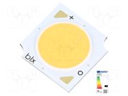 Power LED; COB; 9.3W; 3500K; 1124lm; 120°; CRImin: 95; Front: flat BRIDGELUX