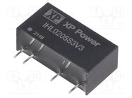 Converter: DC/DC; 2W; Uin: 4.5÷5.5V; Uout: 3.3VDC; Iout: 500mA; SIP7 XP POWER