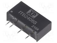 Converter: DC/DC; 1W; Uin: 24V; Uout: 5VDC; Iout: 200mA; SIP; 50kHz XP POWER