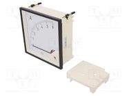 Ammeter; on panel; I DC: 0÷6A; Class: 1.5; Length: 160mm; 600V; MA12 LUMEL