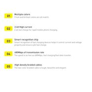 Baseus Crystal Shine Series cable USB cable for fast charging and data transfer USB Type A - USB Type C 100W 1.2m purple (CAJY000405), Baseus