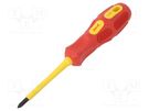 Screwdriver; insulated; Phillips; PH1; Blade length: 80mm BM GROUP