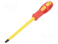 Screwdriver: insulated; Phillips; PH3; Blade length: 150mm BM GROUP