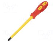 Screwdriver: insulated; Pozidriv®; PZ3; Blade length: 150mm BM GROUP
