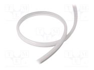 NEON LED tape; white cold; 24V; LED/m: 120; 10mm; IP65; 9.6W/m WISVA OPTOELECTRONICS