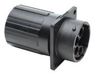 CIRCULAR CONNECTOR, RCPT, 9POS, FLANGE