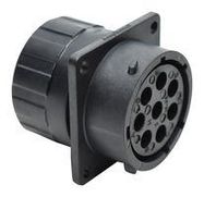 CIRCULAR CONNECTOR, RCPT, 8POS, FLANGE