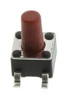 TACTILE SWITCH, 0.05A, 12VDC, SMD, 260GF