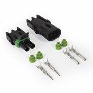 2 Conductor 12AWG Weatherproof Automotive Connector Set