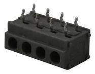 TB, WIRE TO BOARD, 4POS, 20-14AWG, GREY