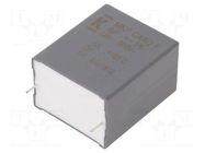 Capacitor: polypropylene; DC-Link; 8uF; THT; ESR: 7.3mΩ; C4AQ-P; ±5% KEMET