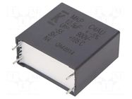 Capacitor: polypropylene; DC-Link; 12.5uF; THT; ESR: 5.8mΩ; C4AU KEMET