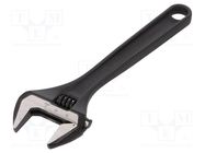 Wrench; adjustable; 200mm; Max jaw capacity: 29mm; phosphated C.K