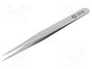 Tweezers; 120mm; for precision works; Blade tip shape: sharp C.K