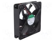 Fan: DC; axial; 48VDC; 120x120x25mm; 158m3/h; 40.5dBA; ball; 24AWG SUNON