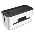 Ugreen cable organizer box box for slats L 42.5x17.5x15.5cm black and white (LP110), Ugreen