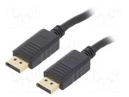 Cable; DisplayPort plug,both sides; PVC; DisplayPort 1.2; 3m GEMBIRD