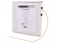 Heat shrink sleeve; glueless; 2: 1; 1.6mm; L: 10m; orange TASKER
