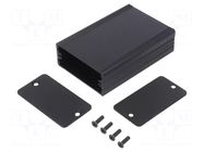 Enclosure: with panel; AKG; X: 55mm; Y: 80mm; Z: 24mm; aluminium FISCHER ELEKTRONIK