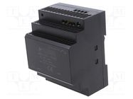 Power supply: switched-mode; for DIN rail; 100W; 12VDC; 7.5A; 88% AIMTEC