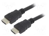 Cable; HDMI plug,both sides; PVC; HDMI 1.4; 7.5m; black; 28AWG GEMBIRD