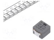 Inductor: wire; SMD; 22uH; 6A; 126mΩ; ±20%; ETQP4M; 6.5x6x4.5mm PANASONIC