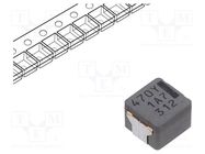 Inductor: wire; SMD; 47uH; 4.1A; 156mΩ; ±20%; 7.5x7x5.4mm; -40÷150°C PANASONIC