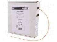 Heat shrink sleeve; glueless; 2: 1; 1.2mm; L: 10m; orange TASKER