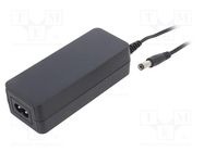 Power supply: switched-mode; 24VDC; 0.75A; Out: 5,5/2,1; 18W; 85% XP POWER