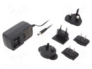 Power supply: switching; mains,plug-in; 12VDC; 1.5A; 18W; 85% XP POWER