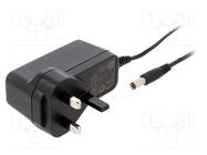 Power supply: switched-mode; mains,plug; 12VDC; 2A; 24W; 85% XP POWER